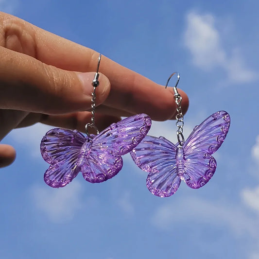 Lovergirl Resin Butterfly Earrings